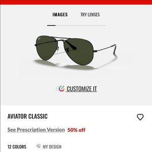 Black on Black Ray-ban Aviators